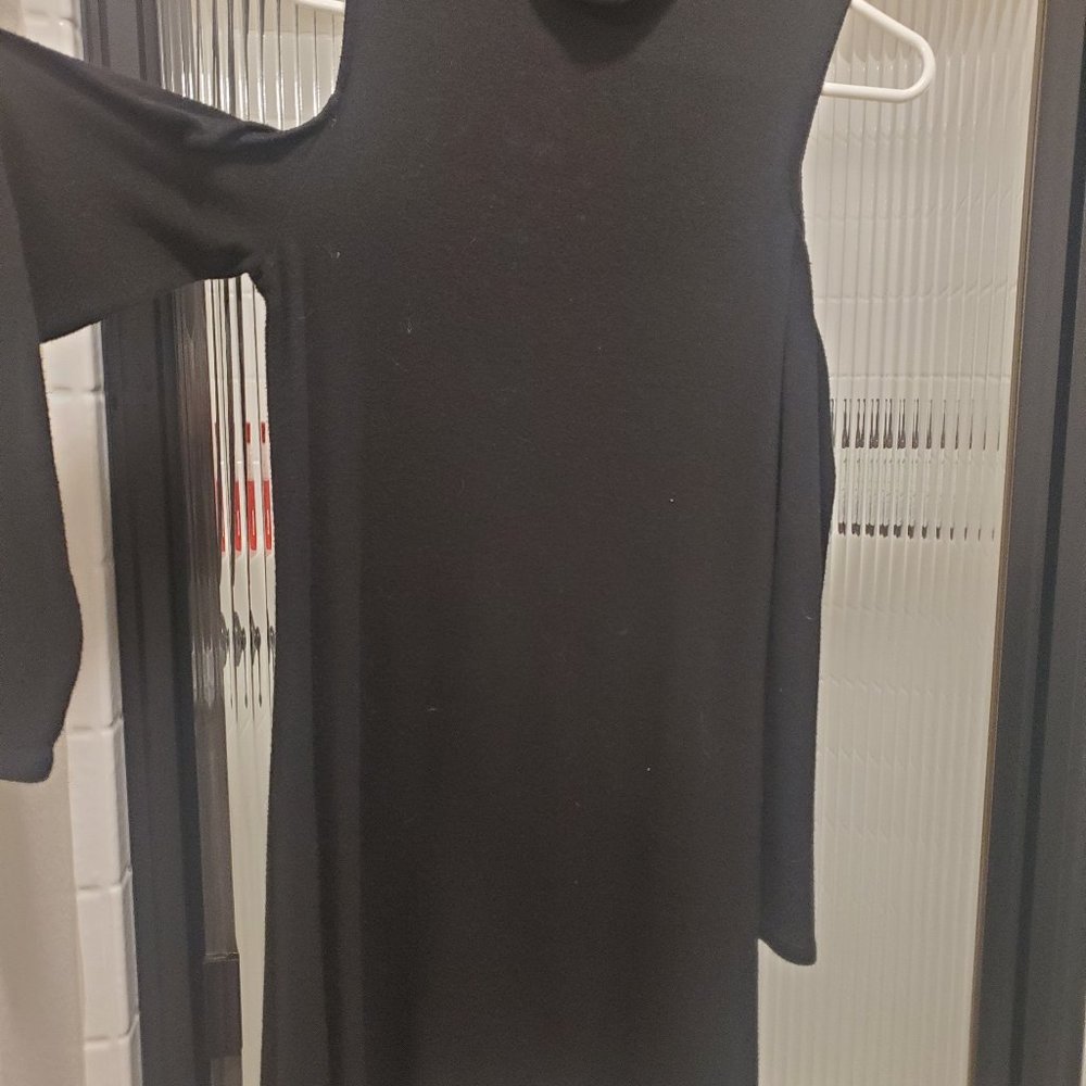 Cold Shoulder Sweater Dress